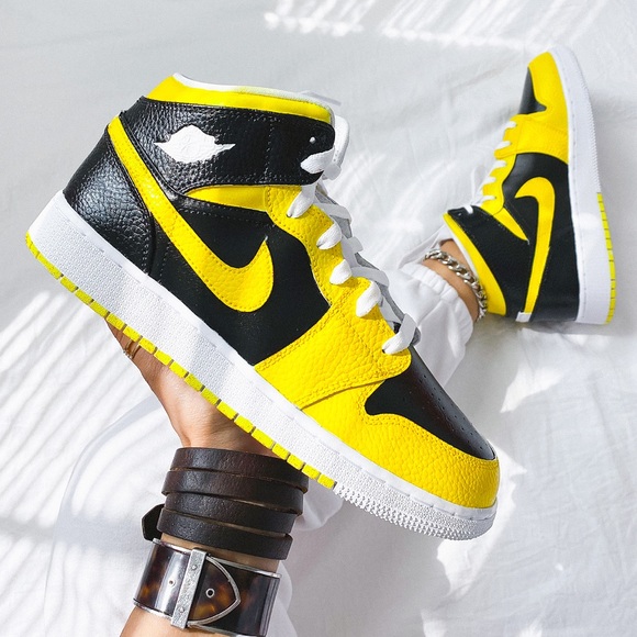 Nike Shoes - Nike 🐝 custom air jordan 1 mid sneakers